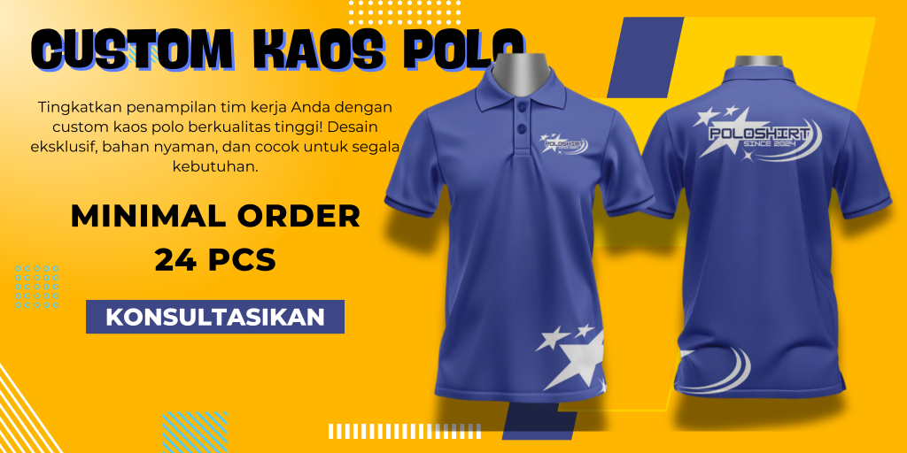Jasa Custom Kaos Polo Terbaik